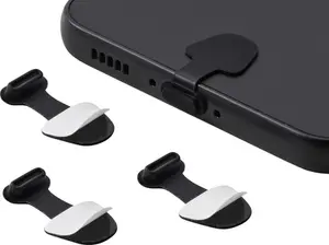 Renkforce Защита от пыли USB-C для мобильных устройств Набор из 3 штук Черный RF-7260818