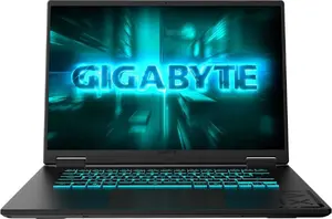 Spēļu klēpjdators GIGABYTE Gaming A16 EVH ar Intel Ultra 9 185H procesoru, 16 GB RAM, 512 GB SSD, NVIDIA RTX 5060 grafiku un 165 Hz displeju