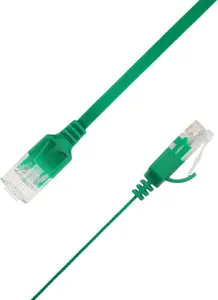 cables to go Flat U/UTP Cat6A Green 1.5m Network Cable