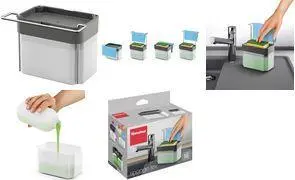 Šķidro ziepju dozators METALTEX Spongetex