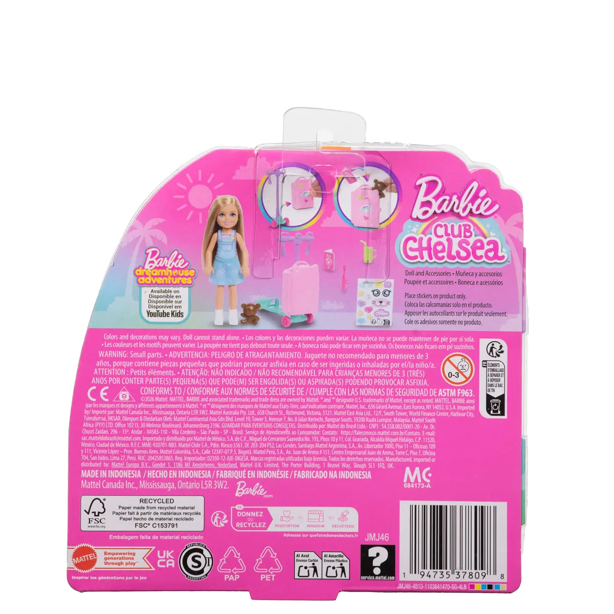 BARBIE Club Chelsea Limitless Adventure Doll Photo 6
