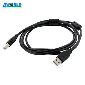 Riff 05351 USB 2.0 AM to BM Printer Cable 1.4m Black