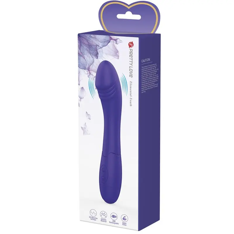 Hightech Elemental Youth Violet Vibrator Dildo Photo 8