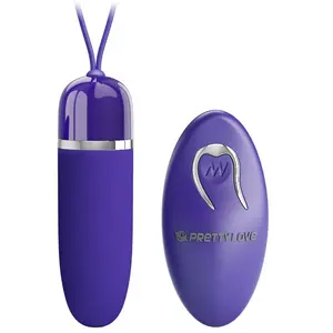 PRETTY LOVE Darlene Youth Mini Vibrating Bullet Violet with Remote Control 12 Functions