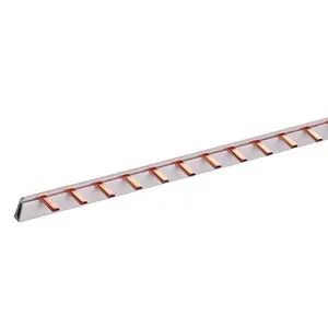 CNC Busbar Pin 1-phase 54 modules 63A 1.4x7mm 1m NV821846
