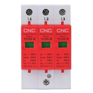 CNC NV821709 Surge Protection Device 3P Class B 30-60 kA 385VAC