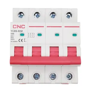 Miniature Circuit Breaker CNC NV821624 4P 32A Class C 6kA