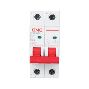 CNC NV821662 DC Miniature Circuit Breaker, 2P, 63A, Cat.A, 500VDC, 6kA