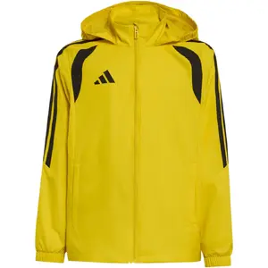Kurtka dla dzieci adidas Tiro 26 League Windbreaker żółta KT2425 140cm