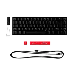Механическая игровая клавиатура HyperX Alloy Origins 65 с переключателями HX Red, проводным интерфейсом USB, RGB-подсветкой и северной раскладкой