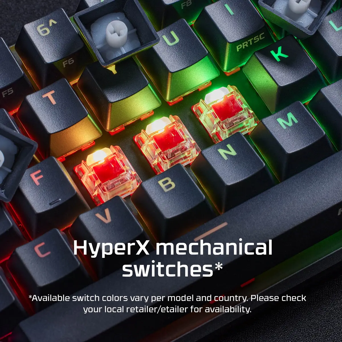 HyperX Alloy Origins 65 - Mechanical Gaming - HX Red (NO Layout) (HKBO1T-RD-NO/E) keyboard 4P5D6AN Photo 3