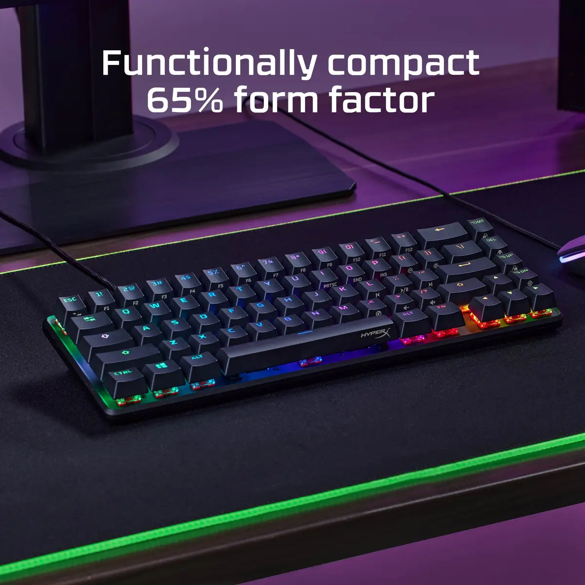 HyperX Alloy Origins 65 - Mechanical Gaming - HX Red (NO Layout) (HKBO1T-RD-NO/E) keyboard 4P5D6AN Photo 6