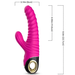 ARMONY ETERNITY Vibrator Silicone Fuchsia Waterproof USB Rechargeable with Dual Motors and 18 Vibration Modes