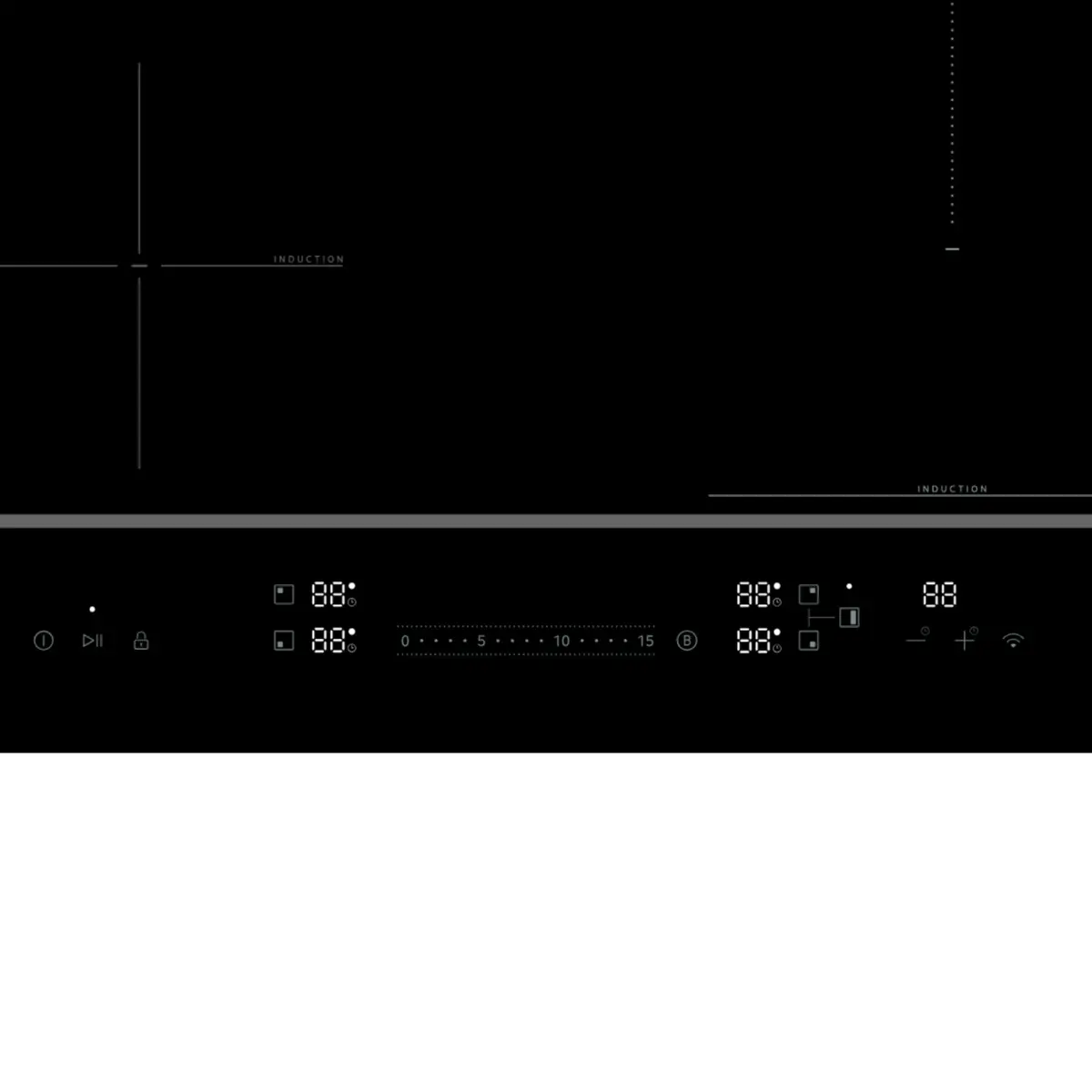 Индукционная варочная панель Midea MIH744BE325GKD Photo 6