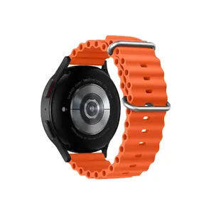 Forcell FS01 Silikona siksniņa Samsung pulkstenim 20mm Oranžā