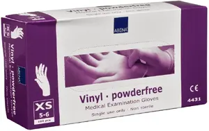 Abena ABENA Classic Examination Glove XS Clear Vinyl Powder-Free 100 pcs