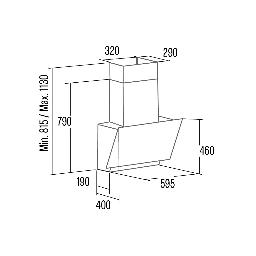 CATA THALASSA 600 GBK Extractor Hood Photo 3