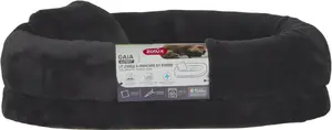 Zolux GAIA Oval Dog Bed with Memory Foam 70 cm Grey