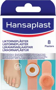 Мозольные пластыри Tzmo Hansaplast белые с салициловой кислотой