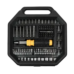 Benson Tools Ratchet Screwdriver Bit and Socket Set 101 Pieces Chrome Vanadium Steel