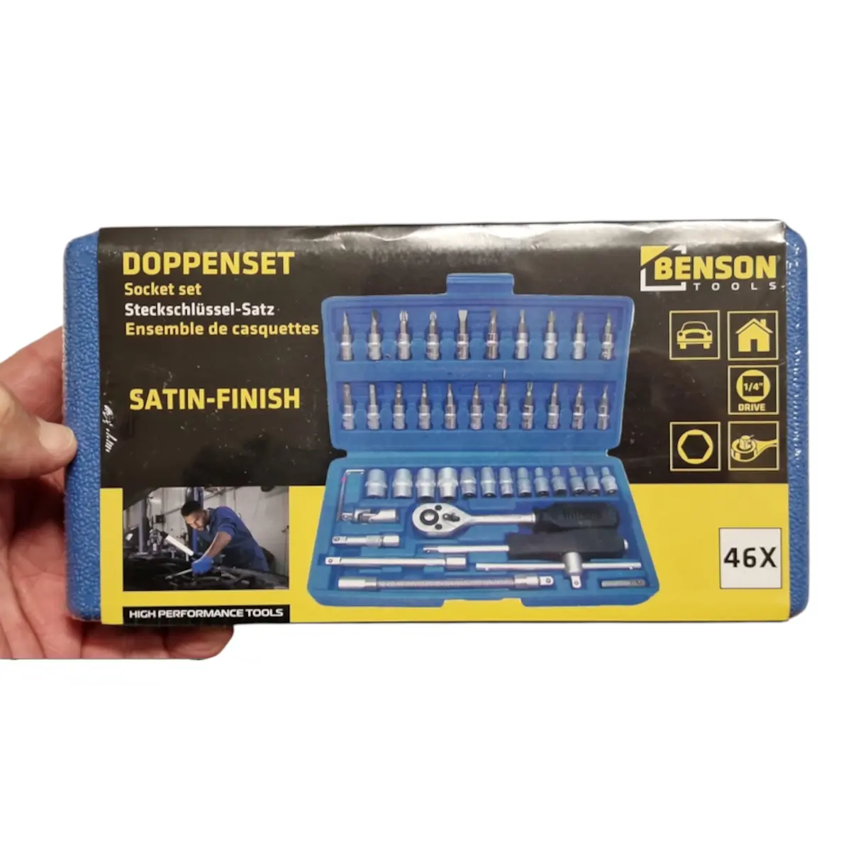 Benson tools 46-Piece 1/4" Socket and Bit Set 009576 Photo 2