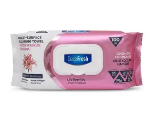 Deep Fresh N002240 Wet lily wipes for surfaces 100 pcs
