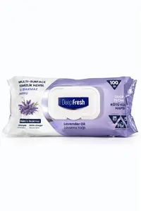 Deep Fresh lavender wet wipes for surfaces 100 pcs