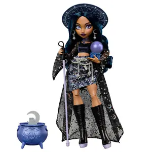 Monster High Moonspell Magic Claire de Luna Modes lelle Gaišreģa ragana ar aksesuāriem Sieviešu 4 gadi Daudzkrāsaina Audums Plastmasa