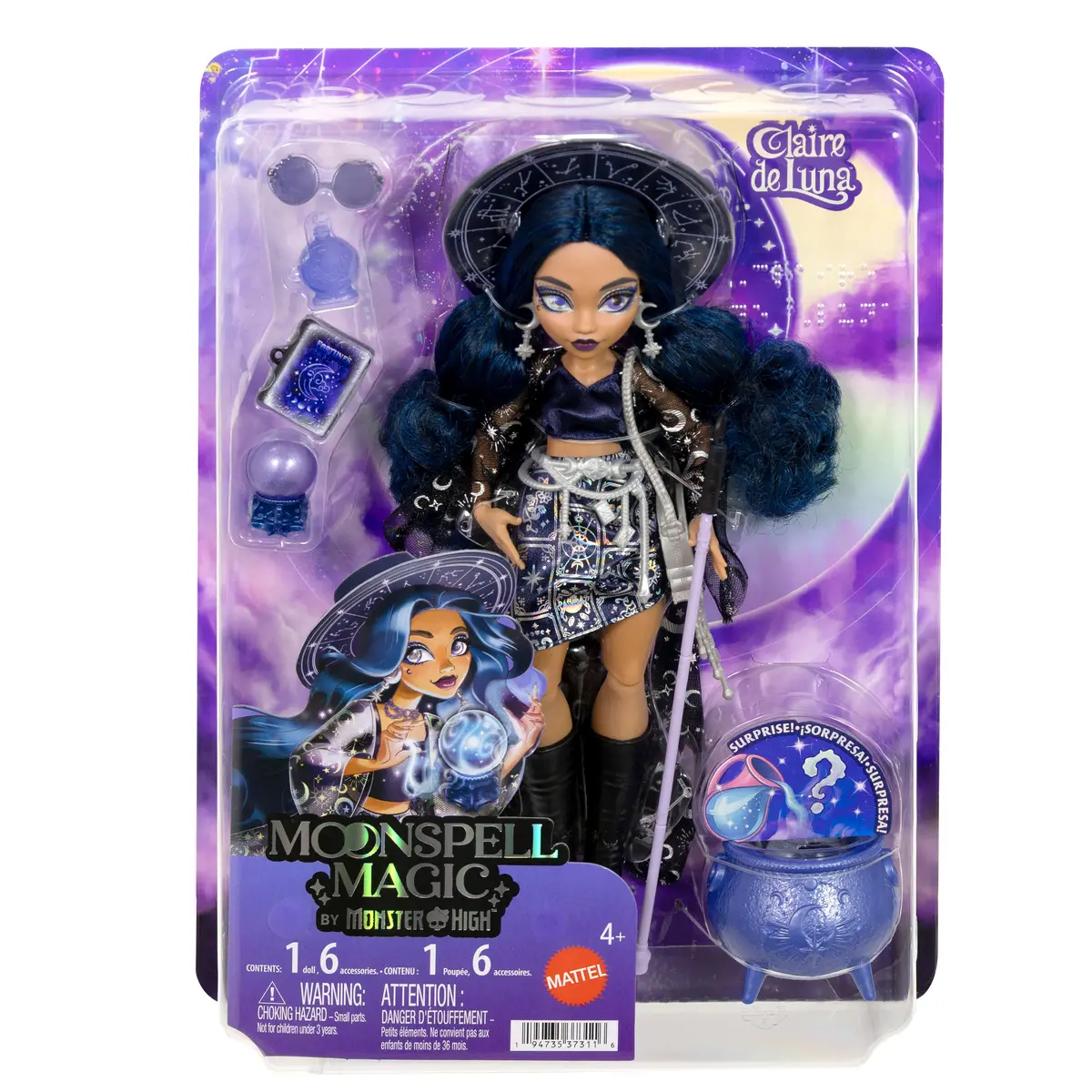Monster High Claire de Luna Moonspell Magic lelle Photo 6