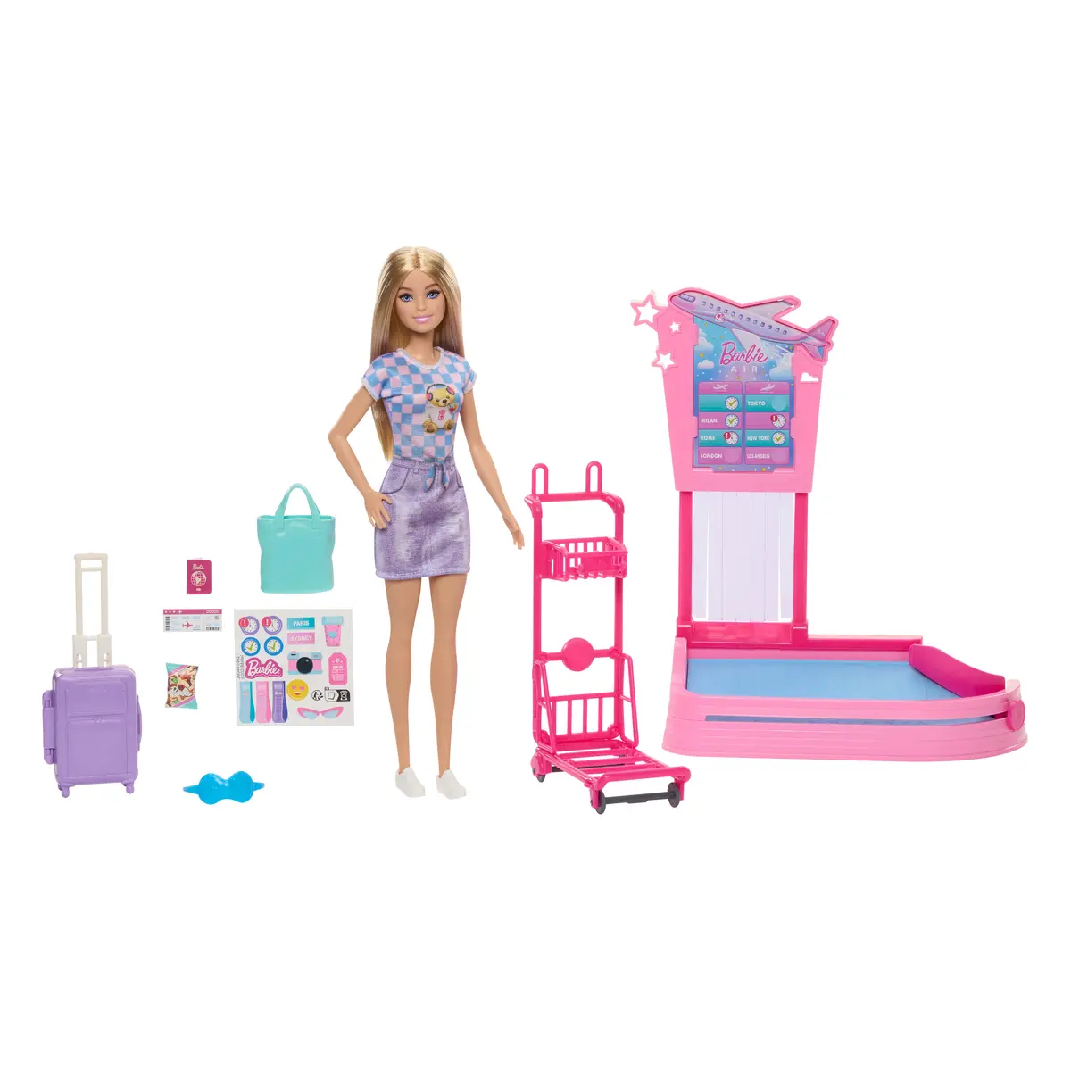BARBIE Malibu Travel Doll Playset JMJ49 Photo 5