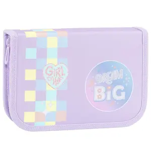 Pencil case Tiger Family TGAS-013D04, 13.5 cm x 4 cm, purple