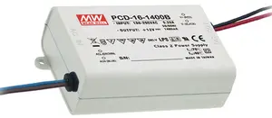 MEAN WELL PCD-16-1400B 16W Single Output AC Dimmable LED Power Supply 1400mA 8-12V with PFC
