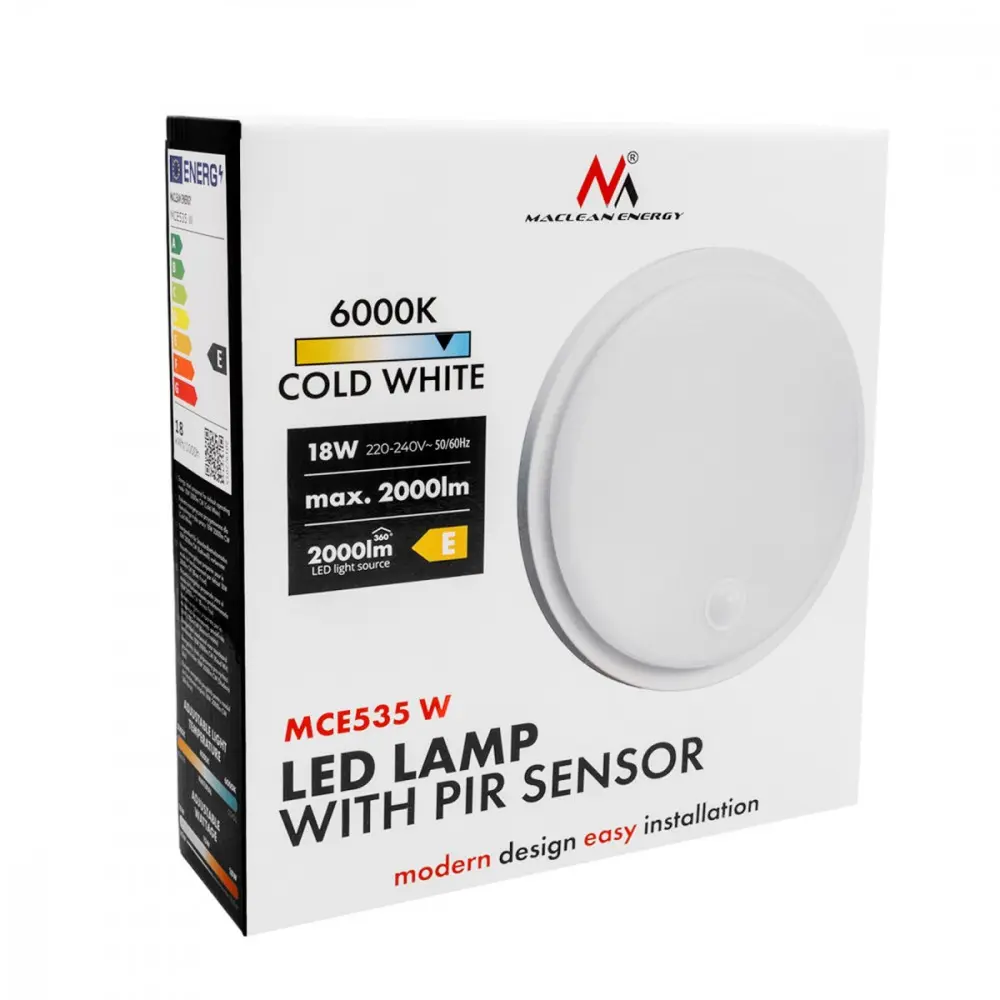 MACLEAN MCE535W LED Lamp with Motion Sensor Photo 7