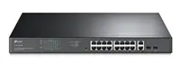 Управляемый коммутатор L2 Gigabit Ethernet TP-Link TL-SG1218MPE с поддержкой PoE 1U черный