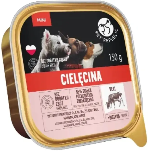 Suņu barība Pet Republic Teleņa gaļas