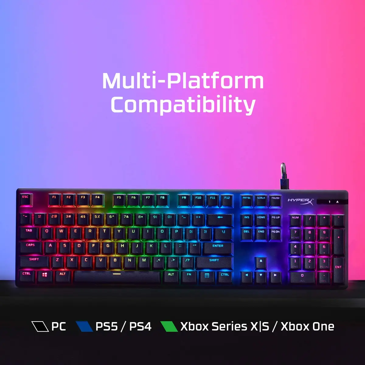 HyperX Alloy Origins PBT HX Red mehāniskā tastatūra Photo 4