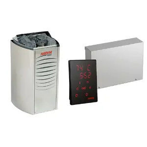 Elektriskā pirts krāsns HARVIA Vega Compact BC45E 4500W ar vadības pulti HARVIA XENIO CX110