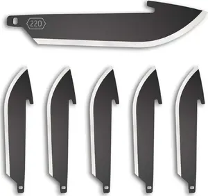 Outdoor 6 ostrzy Outdor Edge Drop Point 220 Black