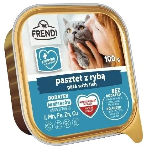Kaķu pastēte PetRepublic FRENDI KOT Zivju
