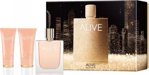 Hugo Boss Alive parfimērijas ūdens 80ml ķermeņa losjons 75ml dušas želeja 50ml komplekts