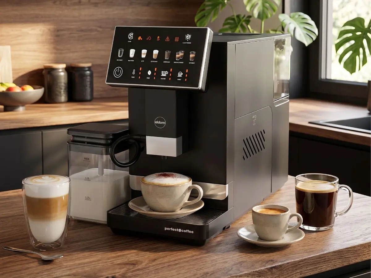 Eldom ECA10 Automatic Pressure Coffee Machine Photo 10