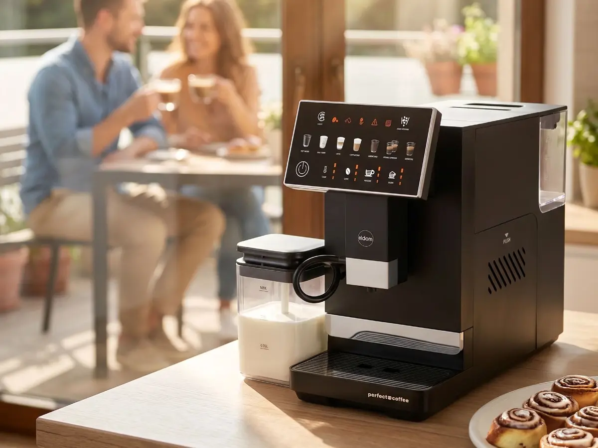 Eldom ECA10 Automatic Pressure Coffee Machine Photo 12
