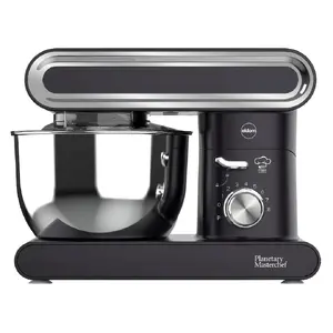 Eldom WRK1400 Stand Mixer Black 1400-1900W Planetary 6.2L Bowl 8 Speeds Rotary Control Pulse Function with Beaters and Spatula