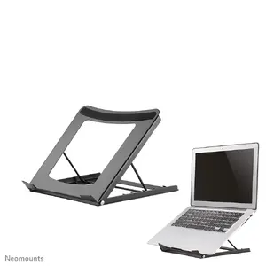 Neomounts NSLS075BLACK Laptop stand for 10-16" notebooks - foldable, desk mount, steel, black