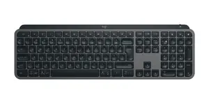 Logitech Master MX Keys Combo for Business Wireless Keyboard and Mouse Set RF and Bluetooth QWERTY US International Graphite