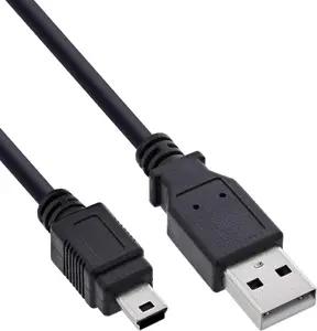 InLine Кабель USB 2.0 USB-A — Mini-B штекер черный 1.5м