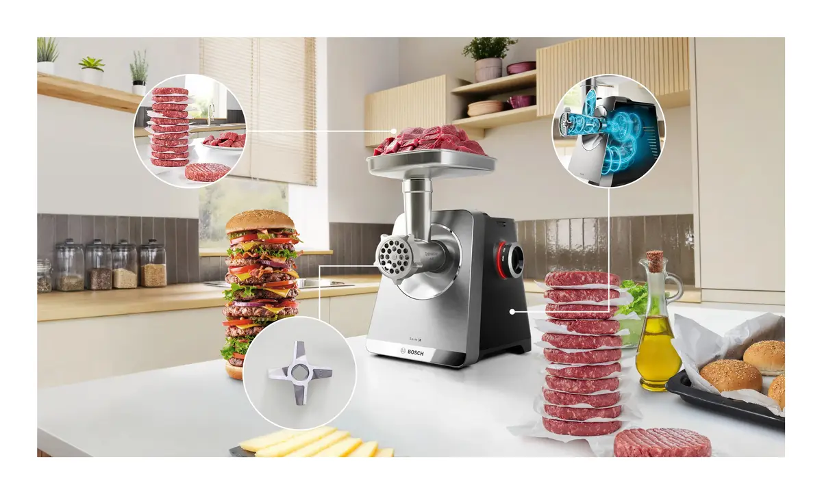 Мясорубка Bosch Serie 8 MFWS820M Photo 3