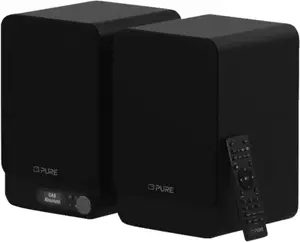 Pure Classic Active Black Systemradio FM, DAB+, DAB, Bluetooth with Remote Control