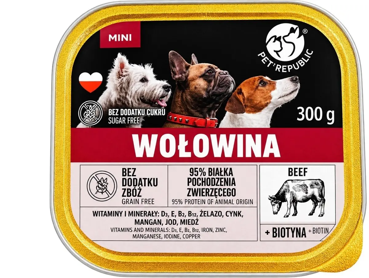 Suņu barība Pet Republic Liellopu gaļa
