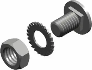 Baks Śruba z łbem grzybkowym SGM6X12 komplet 6x12mm 100szt. - 650641